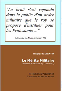 LE MERITE MILITAIRE AU SERVICE DE FRANCE (1759-1791)