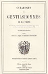 Catalogue des gentilshommes du Dauphiné