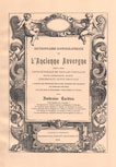 Dictionnaire iconographique de l'ancienne Auvergne