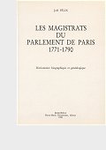 Les magistrats du parlement de Paris - 1771 - 1790