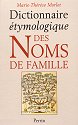 Dictionnaire étymologique des noms de famille