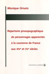 Répertoire prosopographique de personnages apparentés a la couronne de France aux XIVe et XVe siècles