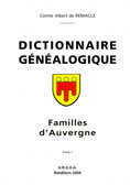 Dictionnaire généalogique, familles d'Auvergne