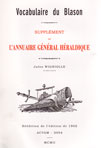 Vocabulaire du blason, supplément de l'annuaire général héraldique