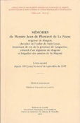 MEMOIRES DE MESSIRE JEAN DU PLANTAVIT