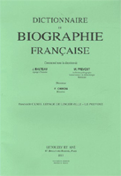 DICTIONNAIRE DE BIOGRAPHIE FRANCAISE, FASCICULE 124,