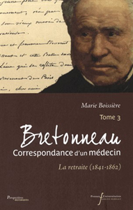 BRETONNEAU, CORRESPONDANCE D'UN MEDECIN