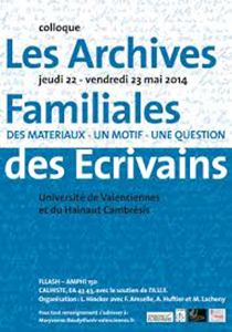 LES ARCHIVES FAMILIALES DES ECRIVAINS,