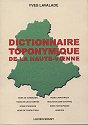 DICTIONNAIRE TOPONYMIQUE DE LA HAUTE-VIENNE