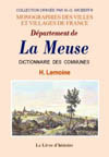 MEUSE - DICTIONNAIRE DES COMMUNES (DEPARTEMENT DE LA)