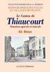 THIAUCOURT (LE CANTON DE). SITUATION AGRICOLE ET VINICOLE