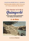 QUIMPERLE (NOTICE HISTORIQUE SUR LA VILLE DE)