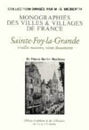 SAINTE-FOY-LA-GRANDE, VIEILLES MAISONS, VIEUX DOCUMENTS