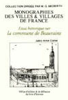 BEAURAINS (ESSAI HISTORIQUE SUR LA COMMUNE DE)