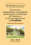 VENDOMOIS III (DICTIONNAIRE DU) O-U