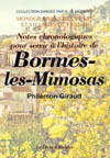 BORMES (NOTES CHRONOLOGIQUES POUR SERVIR À  L'HISTOIRE DE)