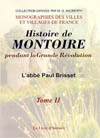 MONTOIRE II (HISTOIRE DE, DEPUIS SES ORIGINES)