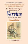 VERVINS XVIE, XVIIE, XVIIIE SIÈCLES-  (LES MINUTES HISTORIQUES D'UN NOTAIRE DE)