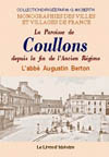 COULLONS (LA PAROISSE DE COULLONS DEPUIS LA FIN DE L'ANCIEN REGIME)