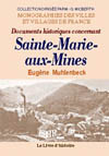 SAINTE-MARIE-AUX-MINES (DOCUMENTS HISTORIQUES CONCERNANT)