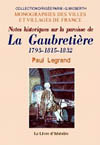 LA GAUBRETIERE (NOTES HISTORIQUES SUR LA PAROISSE DE) 1793-1815-1832