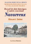 NAVARRENX (RECUEIL DE FAITS HISTORIQUES ET AUTRES CONCERNANT)