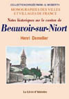 BEAUVOIR-SUR-NIORT (NOTES HISTORIQUES SUR LE CANTON DE)