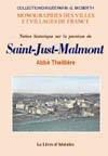 SAINT-JUST-MALMONT (NOTICE HISTORIQUE SUR LA PAROISSE DE)