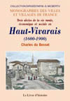 HAUT-VIVARAIS (TROIS SIÈCLES DE VIE RURALE, ECONOMIQUE ET SOCIALE EN)