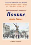 ROANNE (ESSAI HISTORIQUE SUR LE TERRITOIRE DE)