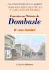 DOMBASLE (CAUSERIES SUR L'HISTOIRE DE)