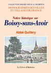 BOISSY-SANS-AVOIR (NOTICE HISTORIQUE SUR)